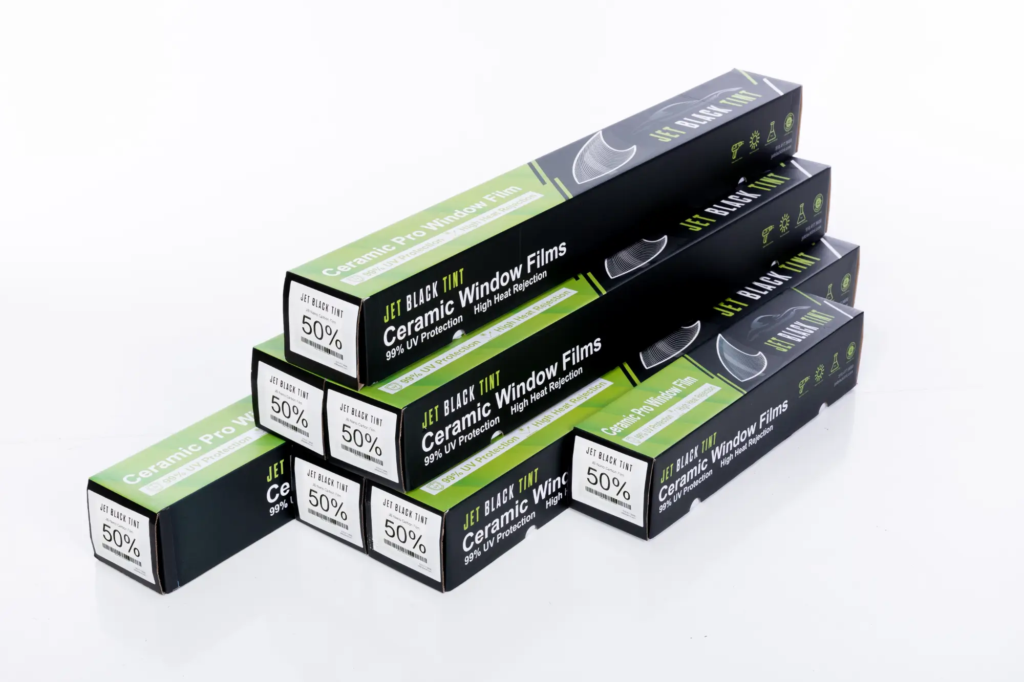 Jet Black Nano Ceramic Film 50% - Image 3